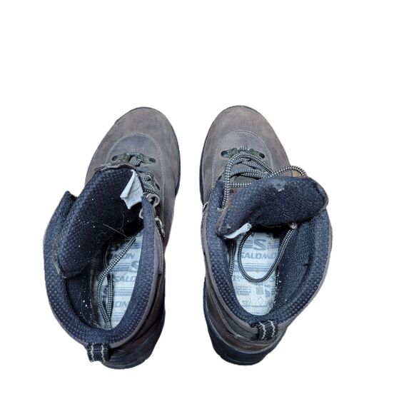 Solomon Winter Boots Leather Contagrip Size 7 - Picture 9 of 10